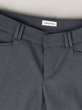 Calvin Klein Charcoal Grey Tailored Dress Pants Size 4